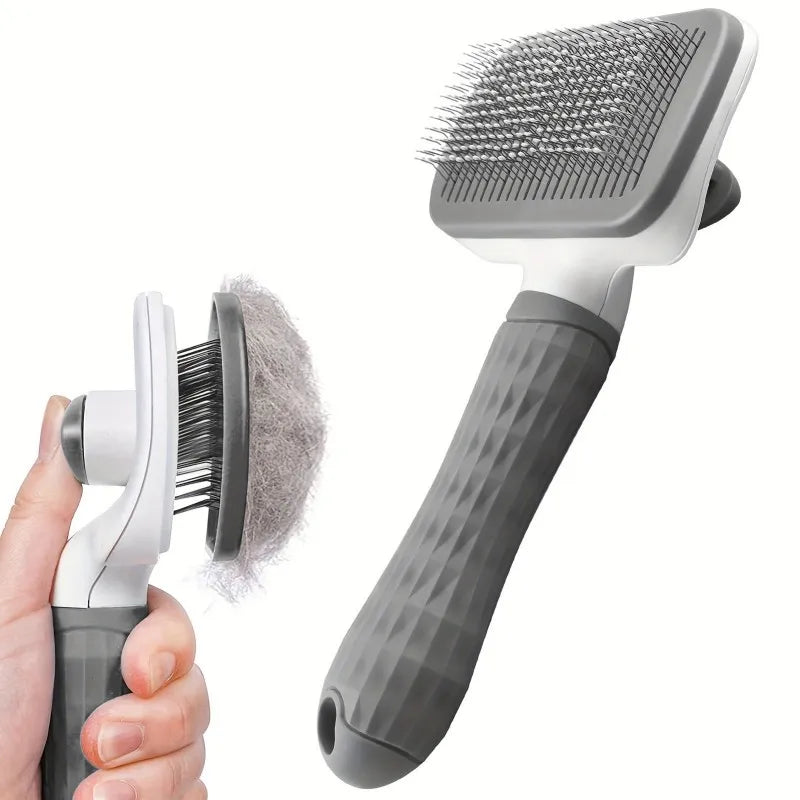 Professional Steam Pet Brush & 3-in-1 Grooming Comb