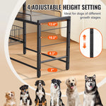 Vevor Elevated Pet Feeding Station with Food Storage & Organizer