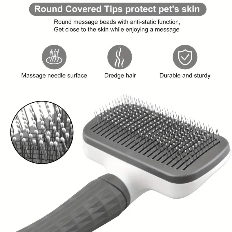 Universal Pet Detangling & Massage Slicker Brush