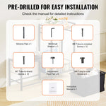 Vevor Elevated Pet Feeding Station with Food Storage & Organizer