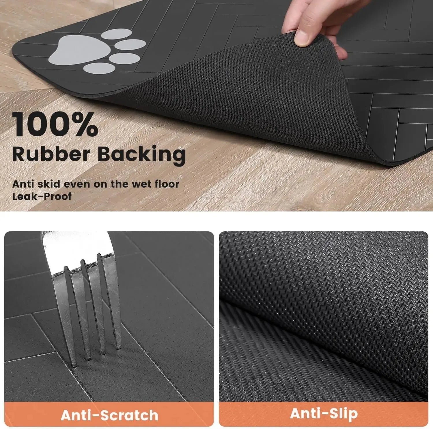 Pro Absorbent Pet Feeding Mat & Water Placemat