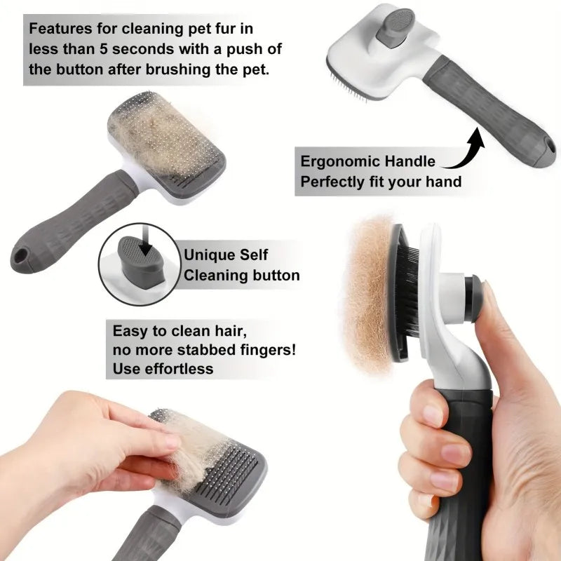 Universal Pet Detangling & Massage Slicker Brush