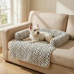 Fluffy Orthopedic Pet Sofa Bed & Couch Protector