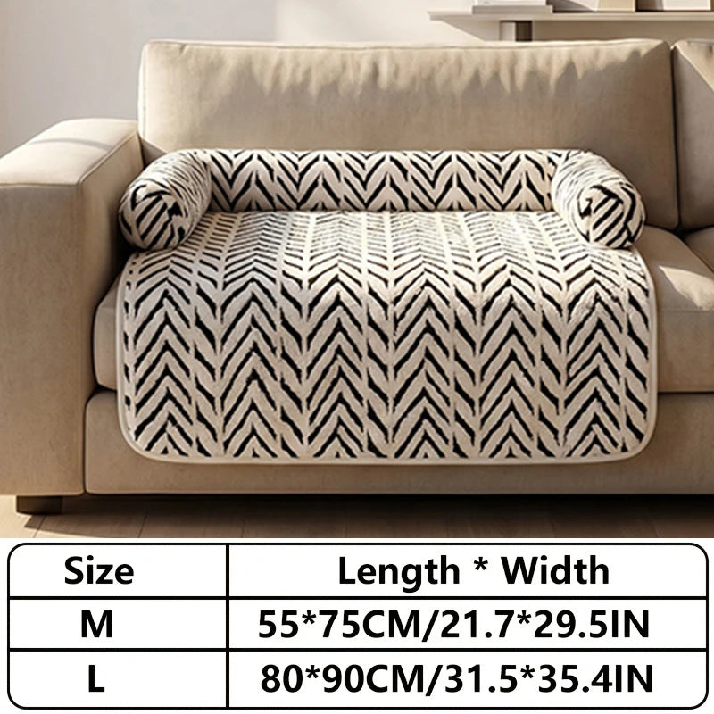 Fluffy Orthopedic Pet Sofa Bed & Couch Protector