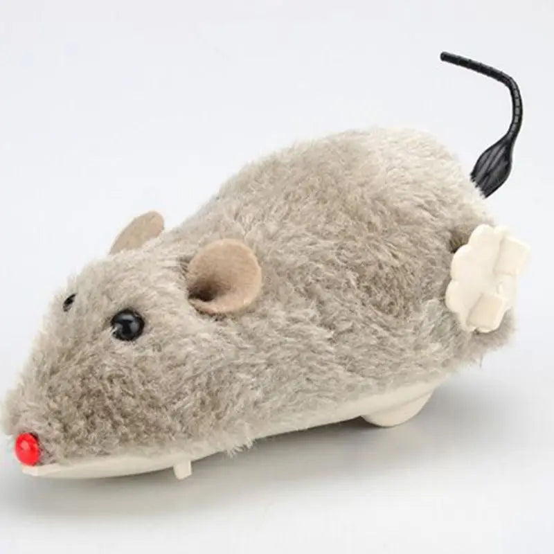 Lifelike Interactive Plush Moving Mouse Toy for Cats