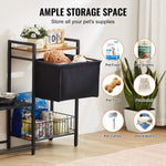 Vevor Elevated Pet Feeding Station with Food Storage & Organizer