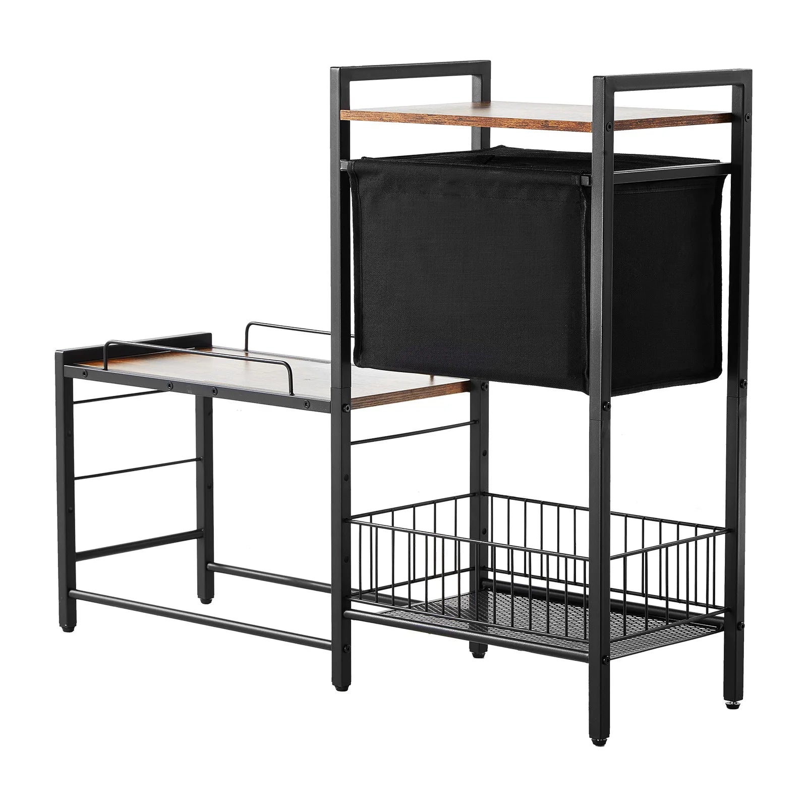 Vevor Elevated Pet Feeding Station with Food Storage & Organizer