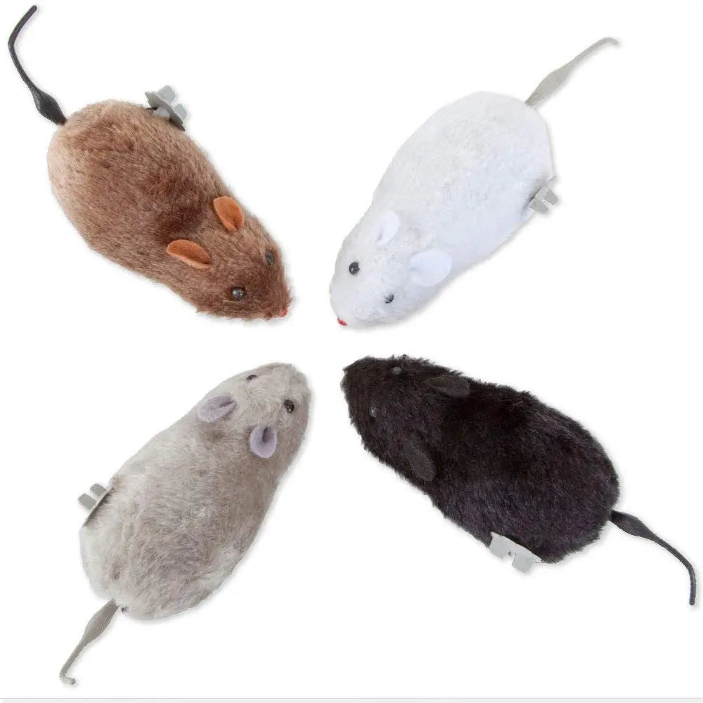 Lifelike Interactive Plush Moving Mouse Toy for Cats