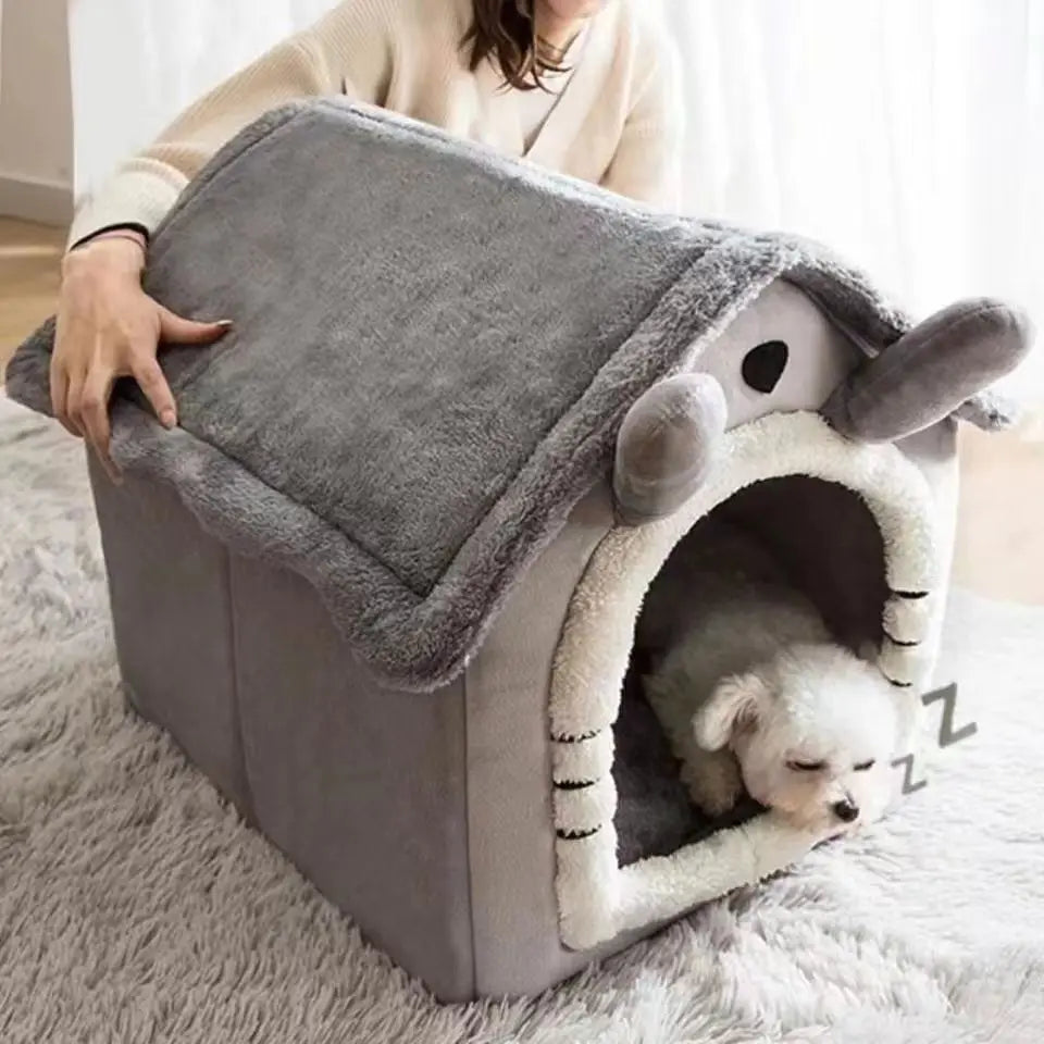 Premium Enclosed All-Season Luxury Pet House & Sofa