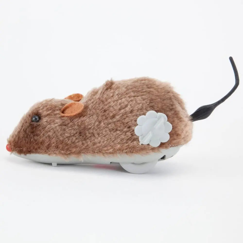 Lifelike Interactive Plush Moving Mouse Toy for Cats