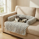 Fluffy Orthopedic Pet Sofa Bed & Couch Protector